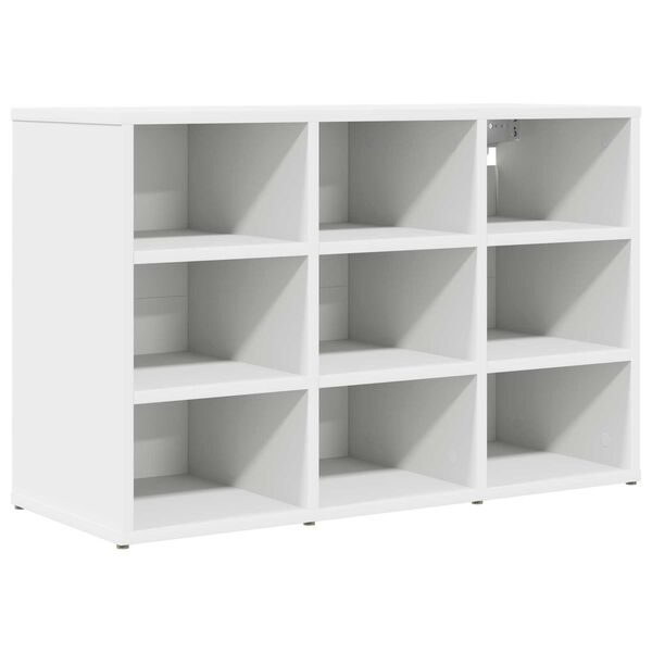 vidaXL Ντουλάπα Παπουτσιών Λευκό 52.5 x 30 x 50 εκ. Επεξεργασμένο ξύλο