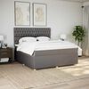 vidaXL &Kappa;&rho;&epsilon;&beta;ά&tau;&iota; Boxspring &mu;&epsilon; &Sigma;&tau;&rho;ώ&mu;&alpha; Taupe 180x200 &epsilon;&kappa;. &Upsilon;&phi;&alpha;&sigma;&mu;ά&tau;&iota;&nu;&omicron;