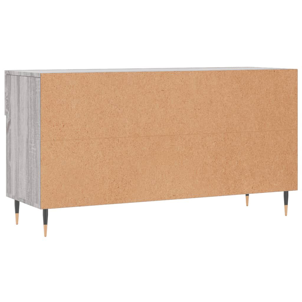 vidaXL Παπουτσοθήκη Γκρι Sonoma 102x35x55 εκ. από Επεξεργασμένο Ξύλο