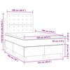 vidaXL &Kappa;&rho;&epsilon;&beta;ά&tau;&iota; Boxspring &mu;&epsilon; &Sigma;&tau;&rho;ώ&mu;&alpha; &Alpha;&nu;&omicron;&iota;&chi;&tau;ό &Gamma;&kappa;&rho;&iota; 120x190 &epsilon;&kappa;. &Beta;&epsilon;&lambda;&omicron;ύ&delta;&iota;&nu;&omicron;