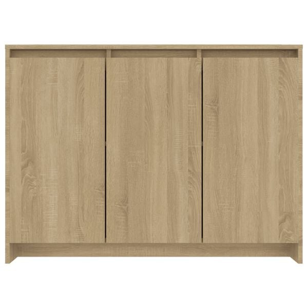 vidaXL Μπουφές Sonoma Δρυς 102x33x75 εκ. Επεξεργασμένο Ξύλο