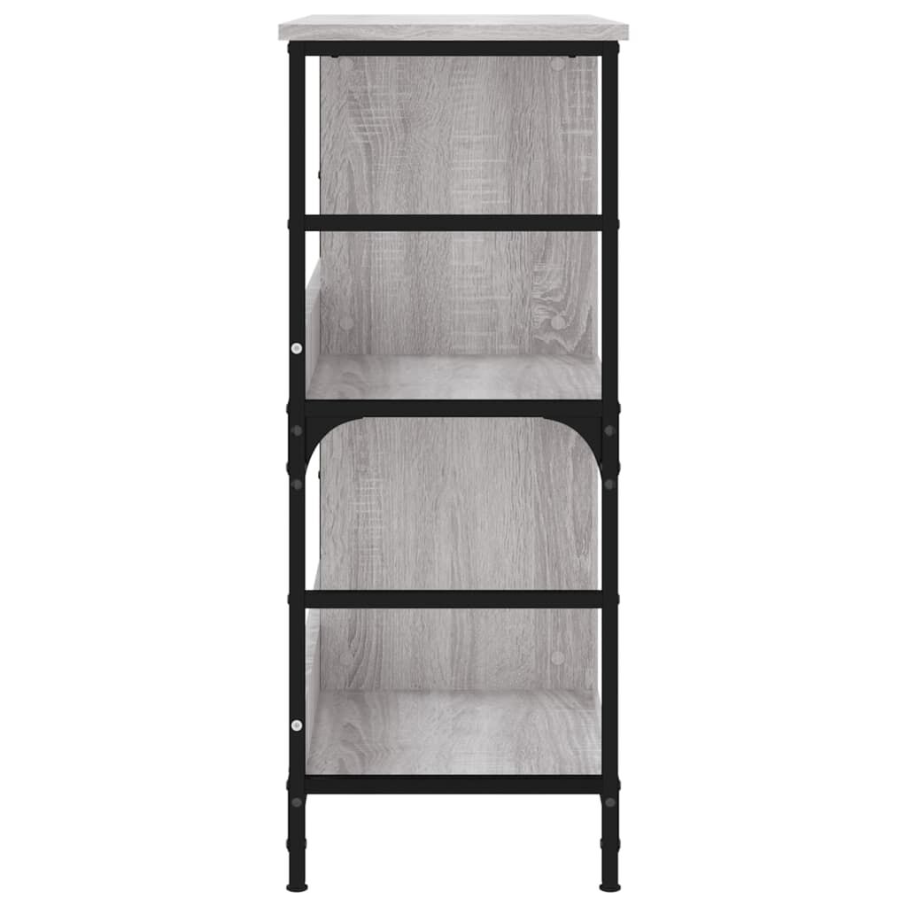 vidaXL Βιβλιοθήκη Γκρι Sonoma 78,5x33x82 εκ. Επεξεργασμένο Ξύλο