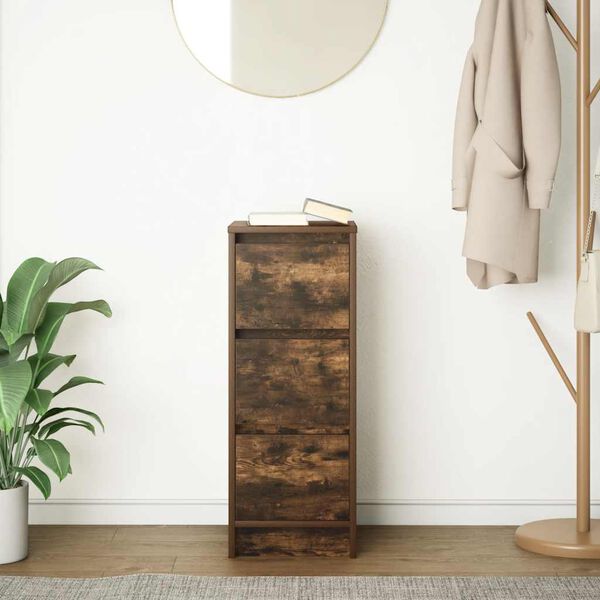 vidaXL Sideboard &Kappa;&alpha;&pi;&nu;&iota;&sigma;&tau;ή &delta;&rho;&upsilon;&sigmaf; 29,5x34x76 cm &Kappa;&alpha;&tau;&alpha;&sigma;&kappa;&epsilon;&upsilon;&alpha;&sigma;&mu;έ&nu;&omicron; &xi;ύ&lambda;&omicron;