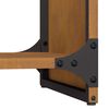 Ράφι για καυσόξυλα vidaXL 40x30x80 cm Ατσάλι σκληρυθέν στον αέρα