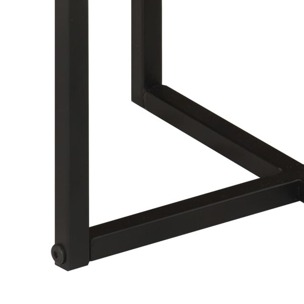 vidaXL Τραπεζάκι Σαλονιού 55x55x45 εκ. από Μασίφ Ξύλο Ακακίας & Σίδηρο