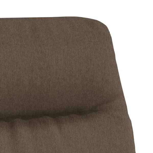 vidaXL Πολυθρόνα Relax με Υποπόδιο Taupe Υφασμάτινη