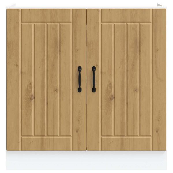 vidaXL &Nu;&tau;&omicron;&upsilon;&lambda;ά&pi;&iota; &beta;ά&sigma;&eta;&sigmaf; &nu;&epsilon;&rho;&omicron;&chi;ύ&tau;&eta; "Lucca" Artisan Oak Engineered Wood