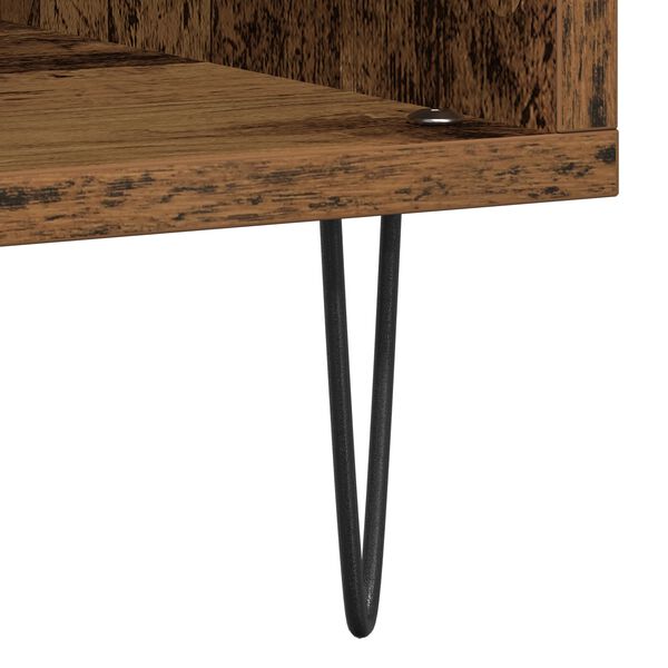 vidaXL ντουλάπι αποθήκευσης δρυς 84,5 x 38 x 90 εκ επεξεργασμένο ξύλο