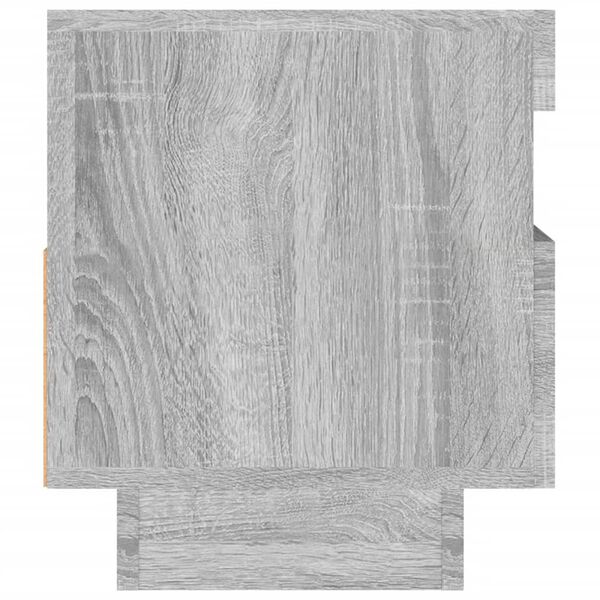 vidaXL Έπιπλο Τηλεόρασης με LED Γκρι Sonoma 80x35x40 εκ.