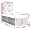 vidaXL &Kappa;&rho;&epsilon;&beta;ά&tau;&iota; Boxspring &mu;&epsilon; &Sigma;&tau;&rho;ώ&mu;&alpha; &Mu;&pi;&lambda;&epsilon; 80 x 200 &epsilon;&kappa;. &Beta;&epsilon;&lambda;&omicron;ύ&delta;&iota;&nu;&omicron;
