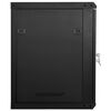 vidaXL Ντουλάπα δικτύου με αποθήκευση Μαύρο 53 x 60 x 60 εκ Ατσάλι
