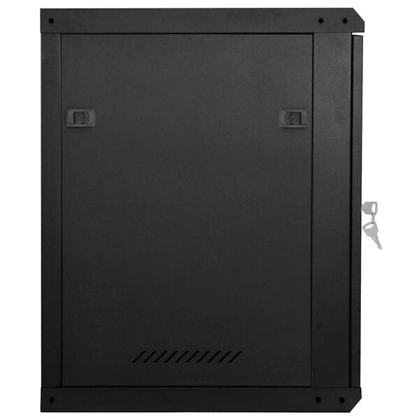 vidaXL Ντουλάπα δικτύου με αποθήκευση Μαύρο 53 x 60 x 60 εκ Ατσάλι