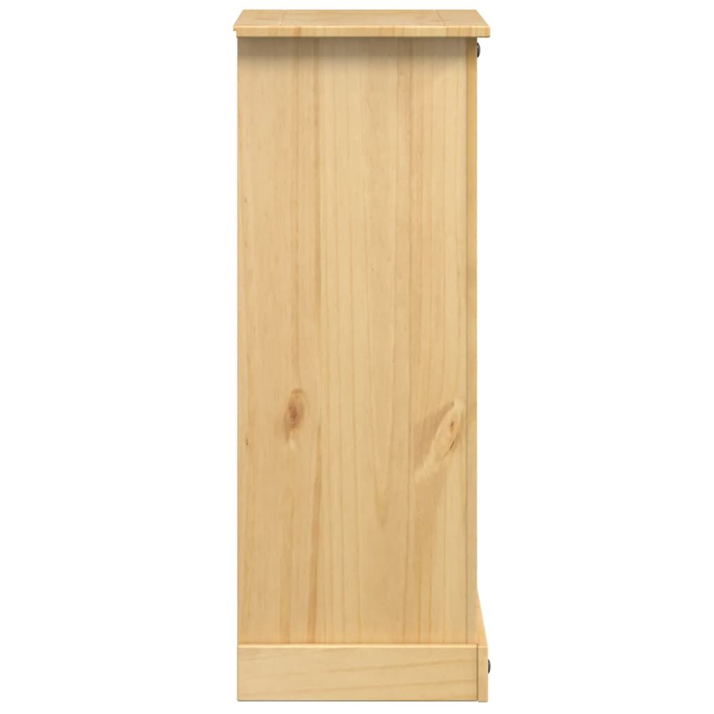 vidaXL Κομοδίνο Corona 53x39x103 εκ. από Μασίφ Ξύλο Πεύκου