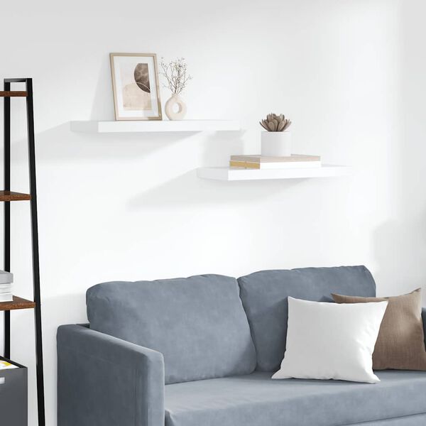 vidaXL &Rho;ά&phi;&iota;&alpha; &Tau;&omicron;ί&chi;&omicron;&upsilon; 2 &tau;&epsilon;&mu;. Ά&sigma;&pi;&rho;&alpha; 60 x 23,5 x 3,8 &epsilon;&kappa;. MDF