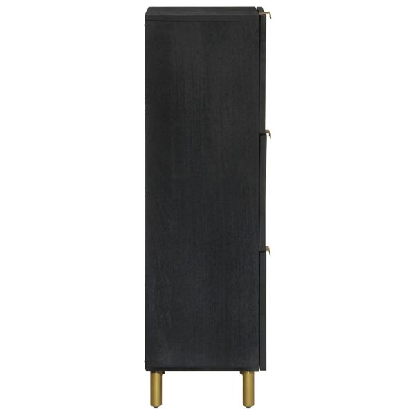 vidaXL Ντουλάπι Μαύρο 40 x 33 x 110 εκ. από Επεξεργασμένο Ξύλο