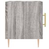 vidaXL Κομοδίνο Γκρι Sonoma 40 x 40 x 50 εκ. από Επεξεργασμένο Ξύλο
