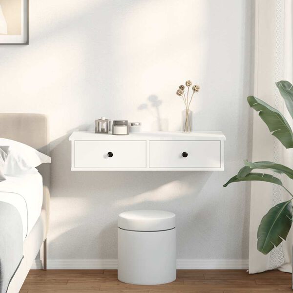 vidaXL &Rho;ά&phi;&iota; &tau;&omicron;ί&chi;&omicron;&upsilon; &mu;&epsilon; &sigma;&upsilon;&rho;&tau;ά&rho;&iota;&alpha; &Lambda;&epsilon;&upsilon;&kappa;ό 80x34x17 cm &Kappa;&alpha;&tau;&alpha;&sigma;&kappa;&epsilon;&upsilon;&alpha;&sigma;&mu;έ&nu;&omicron; &xi;ύ&lambda;&omicron;