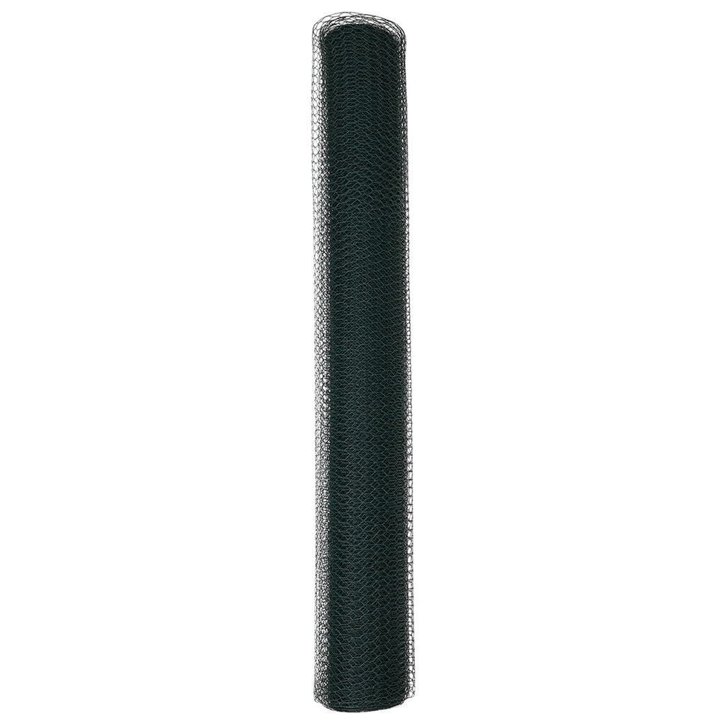 vidaXL Εξάγωνος Φράχτης Πράσινος 1.2x50 μ Ατσάλι