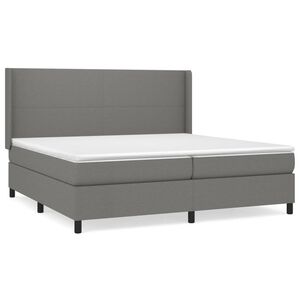 vidaXL &Kappa;&rho;&epsilon;&beta;ά&tau;&iota; Boxspring &mu;&epsilon; &Sigma;&tau;&rho;ώ&mu;&alpha; &Sigma;&kappa;&omicron;ύ&rho;&omicron; &Gamma;&kappa;&rho;&iota; 200x200 &epsilon;&kappa;. &Upsilon;&phi;&alpha;&sigma;&mu;ά&tau;&iota;&nu;&omicron;