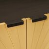 vidaXL Πλαϊνό γραφείο Μαύρο και Χρυσό 60 x 33 x 75 cm