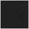 vidaXL Ντουλάπια Τηλεόρασης Επιτοίχια 2 τεμ. Μαύρα 40x34,5x40 εκ.