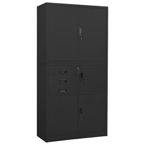 vidaXL &Nu;&tau;&omicron;&upsilon;&lambda;ά&pi;&alpha; &Gamma;&rho;&alpha;&phi;&epsilon;ί&omicron;&upsilon; &Alpha;&nu;&theta;&rho;&alpha;&kappa;ί 90 x 40 x 180 &epsilon;&kappa;. &Alpha;&tau;&sigma;ά&lambda;&iota;&nu;&eta;