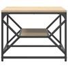 vidaXL Τραπεζάκι σαλονιού Sonoma Δρυς 51 x 50 x 40 εκ.