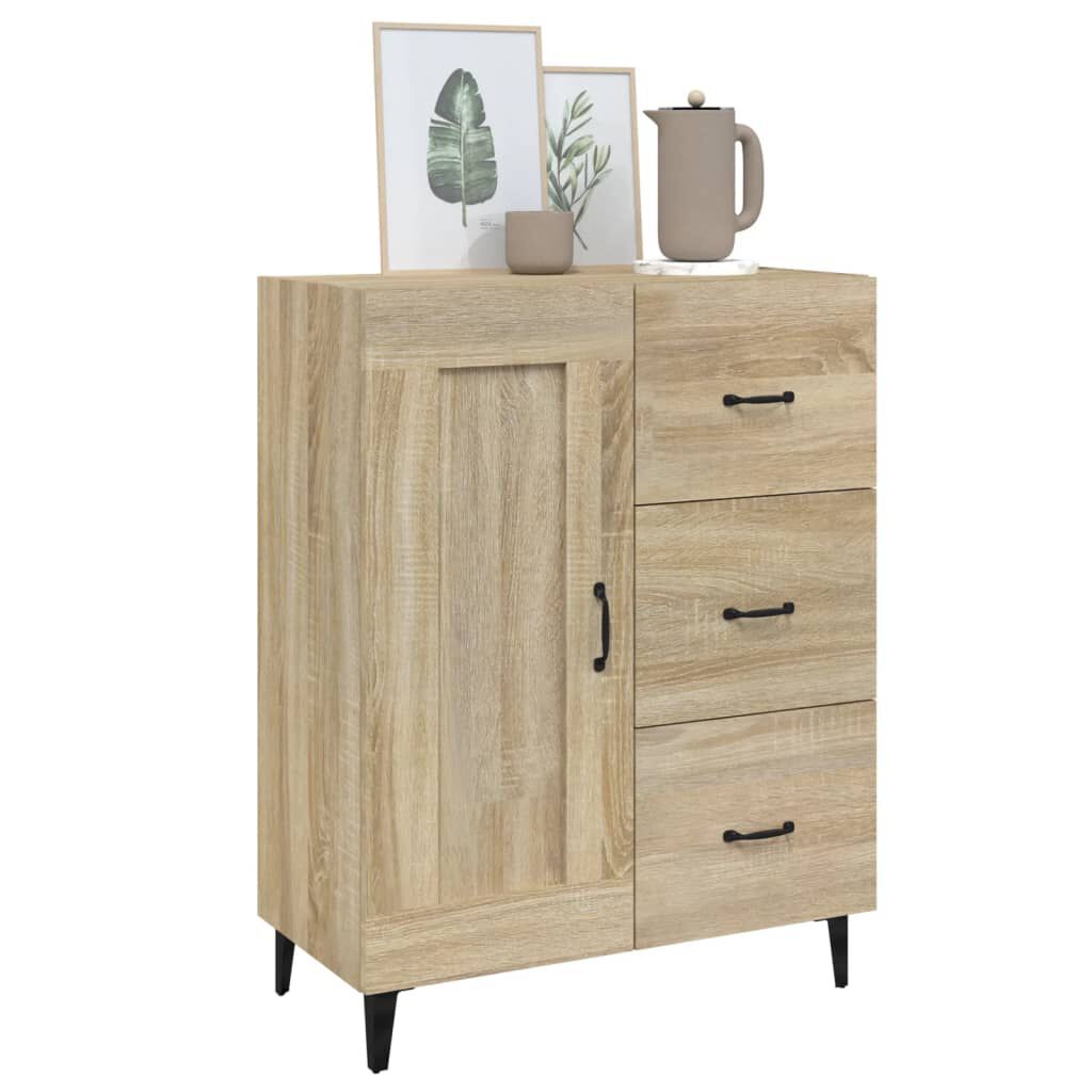 vidaXL Ντουλάπι Sonoma Δρυς 69,5 x 34 x 90 εκ. από Επεξεργασμένο Ξύλο