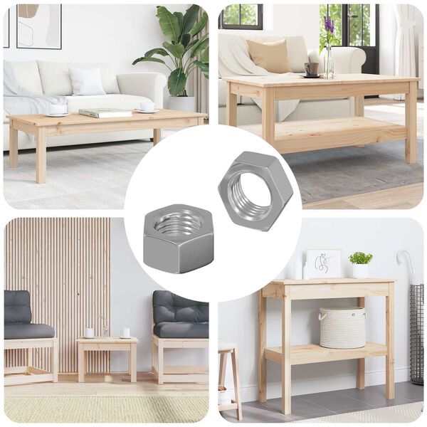 vidaXL &Epsilon;&xi;ά&gamma;&omega;&nu;&omicron; &Pi;&alpha;&xi;&iota;&mu;ά&delta;&iota; 2 pcs &Alpha;&sigma;&eta;&mu;ί M6 &Sigma;ί&delta;&epsilon;&rho;&omicron;