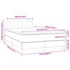 vidaXL &Kappa;&rho;&epsilon;&beta;ά&tau;&iota; Boxspring &mu;&epsilon; &Sigma;&tau;&rho;ώ&mu;&alpha; &Sigma;&kappa;&omicron;ύ&rho;&omicron; &Kappa;&alpha;&phi;έ 120x190 &epsilon;&kappa; &Upsilon;&phi;&alpha;&sigma;&mu;ά&tau;&iota;&nu;&omicron;