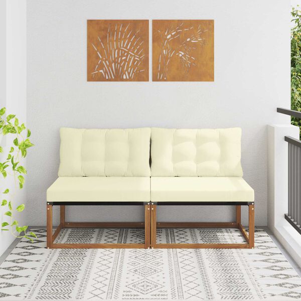 vidaXL 2 &Tau;&epsilon;&mu;ά&chi;&iota;&omicron; &Mu;&epsilon;&sigma;&alpha;ί&omicron;&sigmaf; &kappa;&alpha;&nu;&alpha;&pi;έ&sigmaf; &epsilon;&xi;&omega;&tau;&epsilon;&rho;&iota;&kappa;&omicron;ύ &chi;ώ&rho;&omicron;&upsilon; &Sigma;&tau;&epsilon;&rho;&epsilon;ό &Xi;ύ&lambda;&omicron; &Alpha;&kappa;&alpha;&kappa;ί&alpha;&sigmaf;