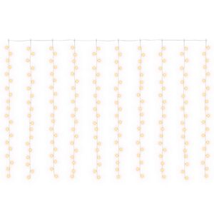 vidaXL &Phi;&omega;&tau;&omicron;&kappa;&omicron;&upsilon;&rho;&tau;ί&nu;&alpha; 200 LED &Theta;&epsilon;&rho;&mu;ό &lambda;&epsilon;&upsilon;&kappa;ό 300 x 200 cm