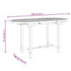 vidaXL Τραπέζι Κήπου Επεκτεινόμενο 110-160x80x75 εκ. Μασίφ Ξύλο Teak