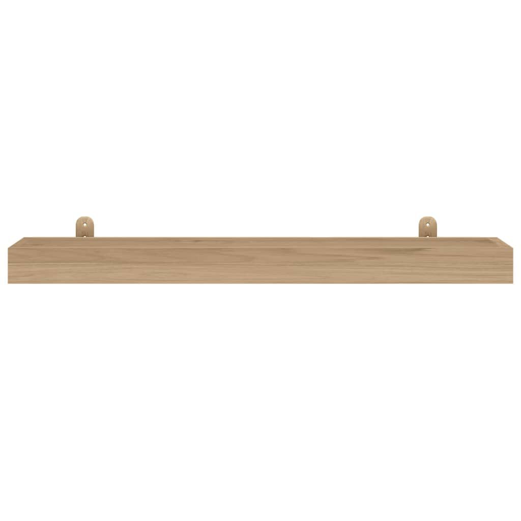 vidaXL Ράφια Τοίχου 2 τεμ. 90 x 15 x 6 εκ. από Μασίφ Ξύλο Teak