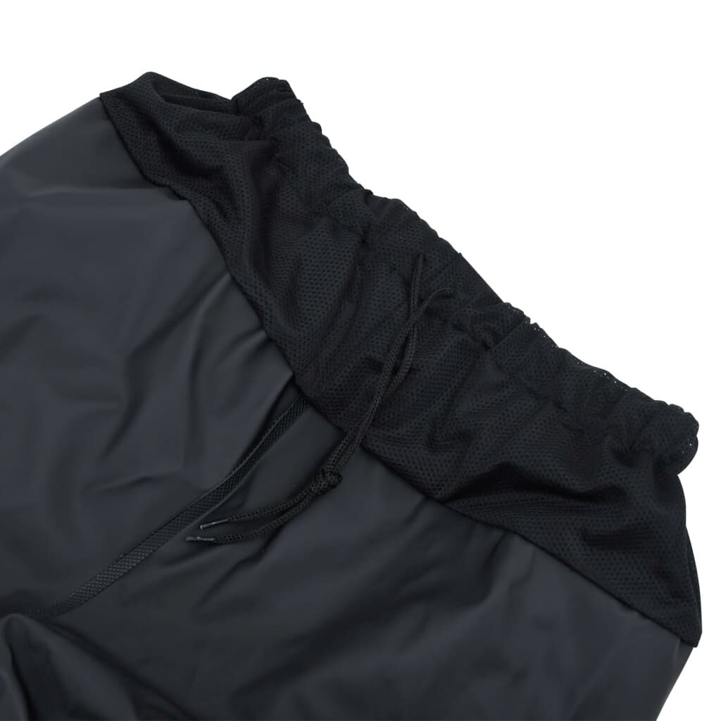 vidaXL Waist Waders με μπότες Μαύρο μέγεθος 43