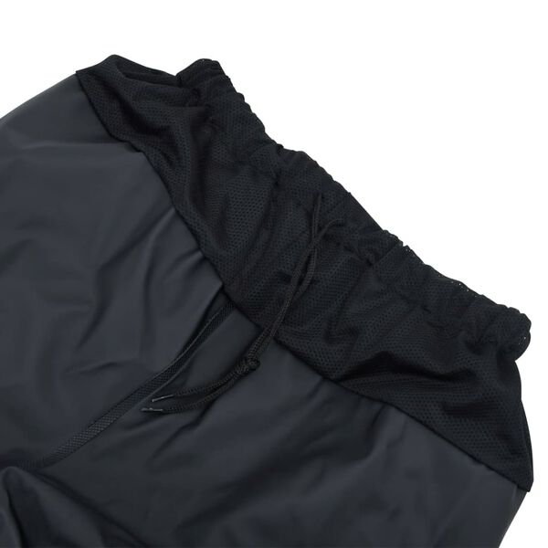 vidaXL Waist Waders με μπότες Μαύρο μέγεθος 43