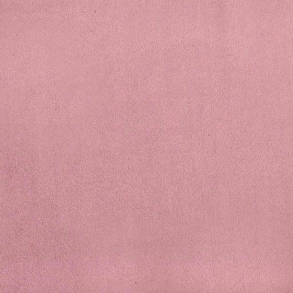 vidaXL Box Spring κρεβάτι με στρώμα ροζ 100x220 cm Βελούδινο