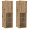vidaXL Σετ τοίχου για τηλεόραση 6 pcs artisan δρυς 30.5 x 30 x 102 εκ