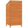 vidaXL Αποθήκη Κήπου Καφέ 55 x 52 x 112 εκ. από Μασίφ Ξύλο Ελάτης