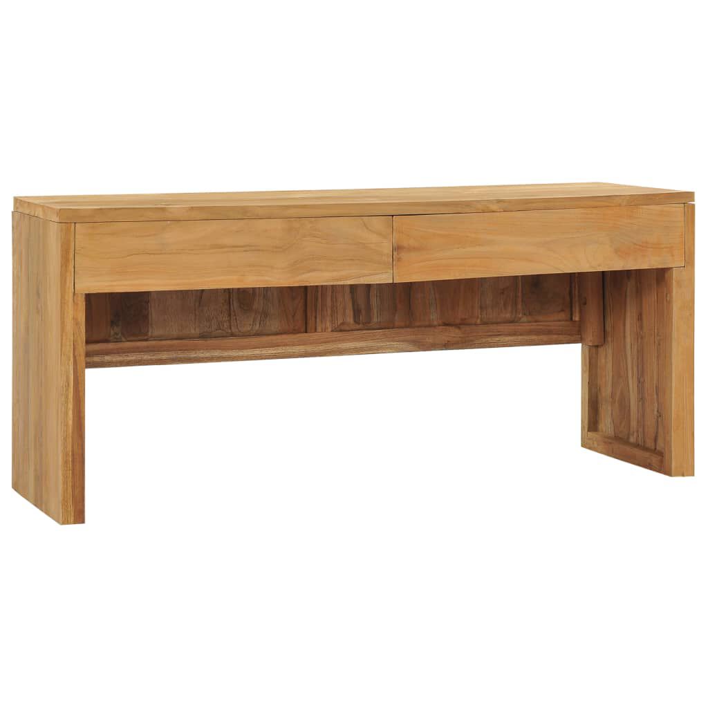 vidaXL Έπιπλο Τηλεόρασης 100 x 35 x 45 εκ. από Μασίφ Ξύλο Teak