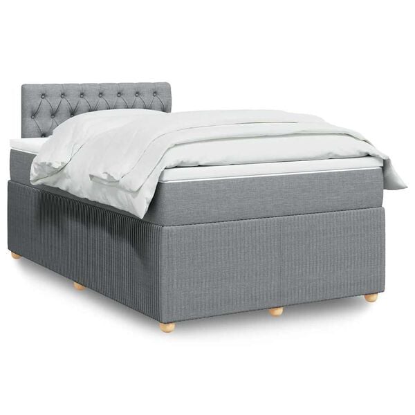 vidaXL &Kappa;&rho;&epsilon;&beta;ά&tau;&iota; Boxspring &mu;&epsilon; &Sigma;&tau;&rho;ώ&mu;&alpha; &Alpha;&nu;&omicron;&iota;&chi;&tau;ό &Gamma;&kappa;&rho;&iota; 120x200 &epsilon;&kappa;. &Upsilon;&phi;&alpha;&sigma;&mu;ά&tau;&iota;&nu;&omicron;