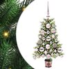 vidaXL &Chi;&rho;&iota;&sigma;&tau;&omicron;&upsilon;&gamma;&epsilon;&nu;&nu;&iota;ά&tau;&iota;&kappa;&omicron; &Delta;έ&nu;&tau;&rho;&omicron; &mu;&epsilon; 150 LED &mu;&epsilon; &beta;ά&sigma;&eta; &Pi;&rho;ά&sigma;&iota;&nu;&omicron; 65 cm PE