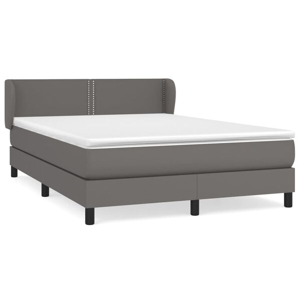 vidaXL &Kappa;&rho;&epsilon;&beta;ά&tau;&iota; Boxspring &mu;&epsilon; &Sigma;&tau;&rho;ώ&mu;&alpha; &Gamma;&kappa;&rho;&iota; 140x200&epsilon;&kappa;. &alpha;&pi;ό &Sigma;&upsilon;&nu;&theta;&epsilon;&tau;&iota;&kappa;ό &Delta;έ&rho;&mu;&alpha;