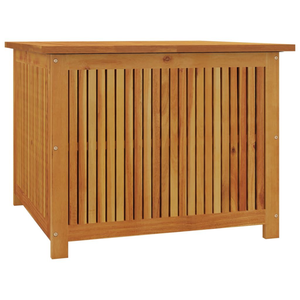 vidaXL Μπαούλο Αποθήκευσης Κήπου 75x75x58 κ. από Μασίφ Ξύλο Ακακίας