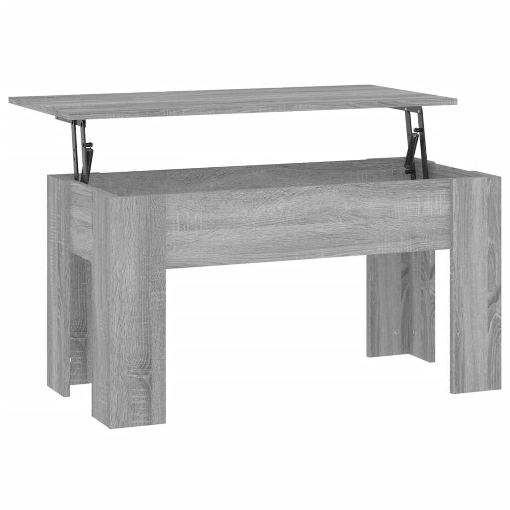 vidaXL Τραπεζάκι Σαλονιού Γκρι Sonoma 101x49x52 εκ. Επεξεργασμένο Ξύλο