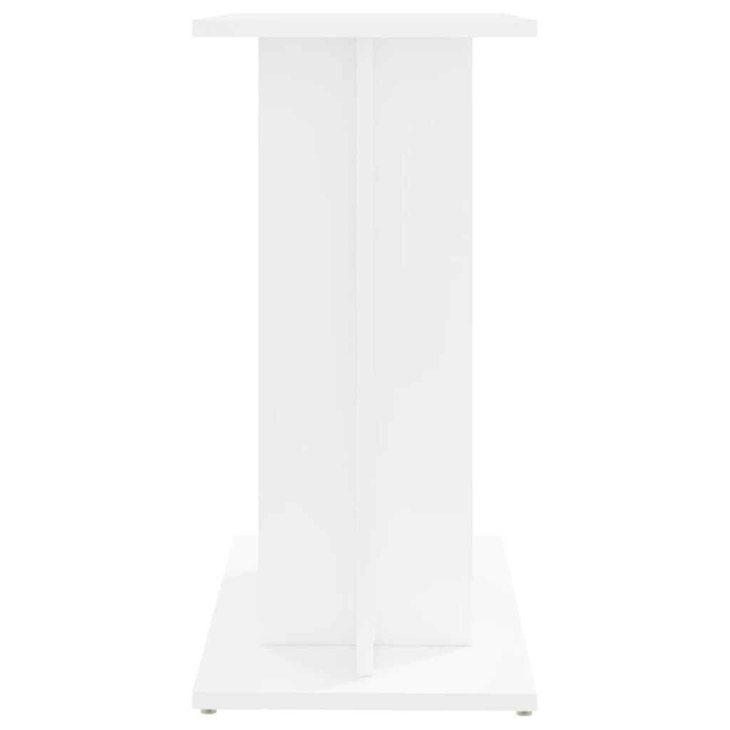vidaXL Βάση Ενυδρείου Λευκή 60 x 30 x 60 εκ. από Επεξεργασμένο Ξύλο