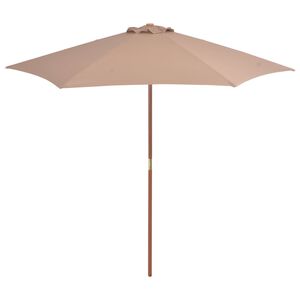 vidaXL &Omicron;&mu;&pi;&rho;έ&lambda;&alpha; &Kappa;ή&pi;&omicron;&upsilon; &Chi;&rho;ώ&mu;&alpha; Taupe 270 &epsilon;&kappa;. &mu;&epsilon; &Xi;ύ&lambda;&iota;&nu;&omicron; &Iota;&sigma;&tau;ό