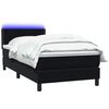 vidaXL &Kappa;&rho;&epsilon;&beta;ά&tau;&iota; Boxspring &mu;&epsilon; &Sigma;&tau;&rho;ώ&mu;&alpha; & LED &Mu;&alpha;ύ&rho;&omicron; 100x220 &epsilon;&kappa;. &Beta;&epsilon;&lambda;&omicron;ύ&delta;&iota;&nu;&omicron;
