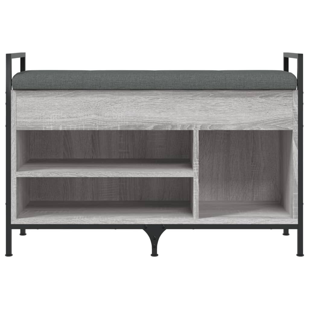 vidaXL Παπουτσοθήκη Γκρι Sonoma 85,5x32x57,5εκ. από Επεξεργασμένο Ξύλο