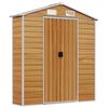 vidaXL Αποθήκη Κήπου Ανοιχτό Γκρι 191x300x198 εκ. Γαλβανισμένο Ατσάλι